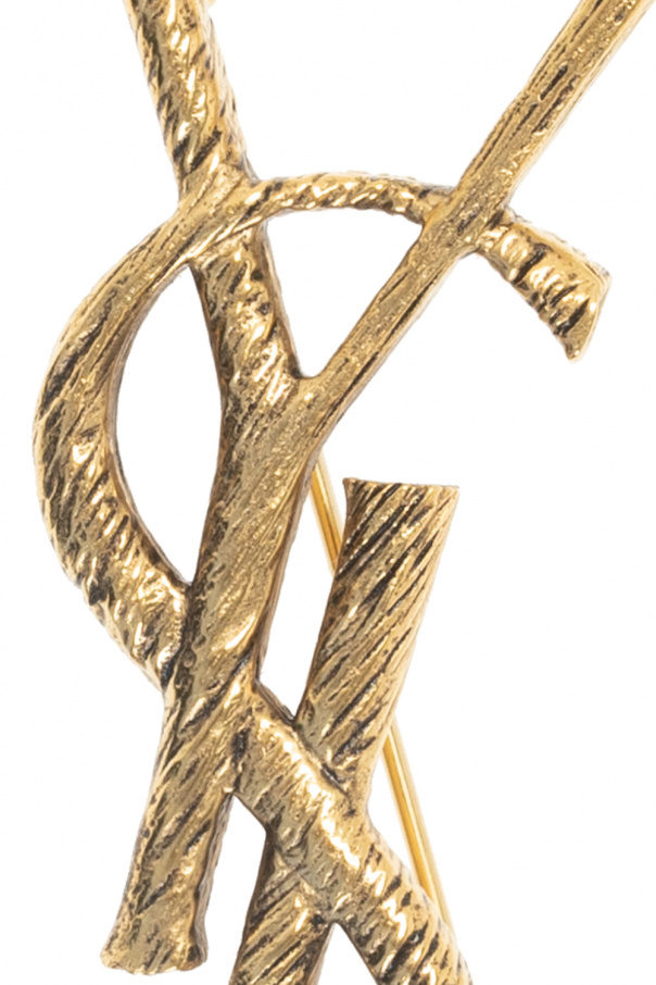 Saint Laurent Logo brooch | Women's | Vitkac